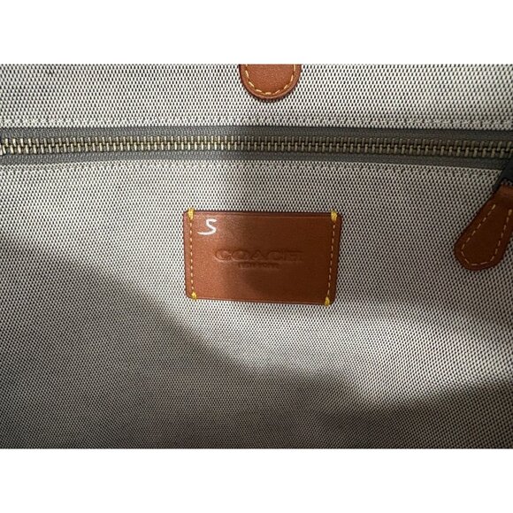 COACH Landscape Print canvas leather Backpack main image 4
